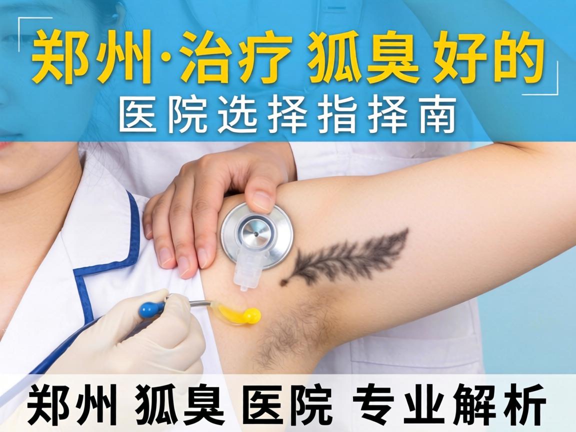 郑州治疗狐臭好的医院选择指南，郑州狐臭医院专业解析
