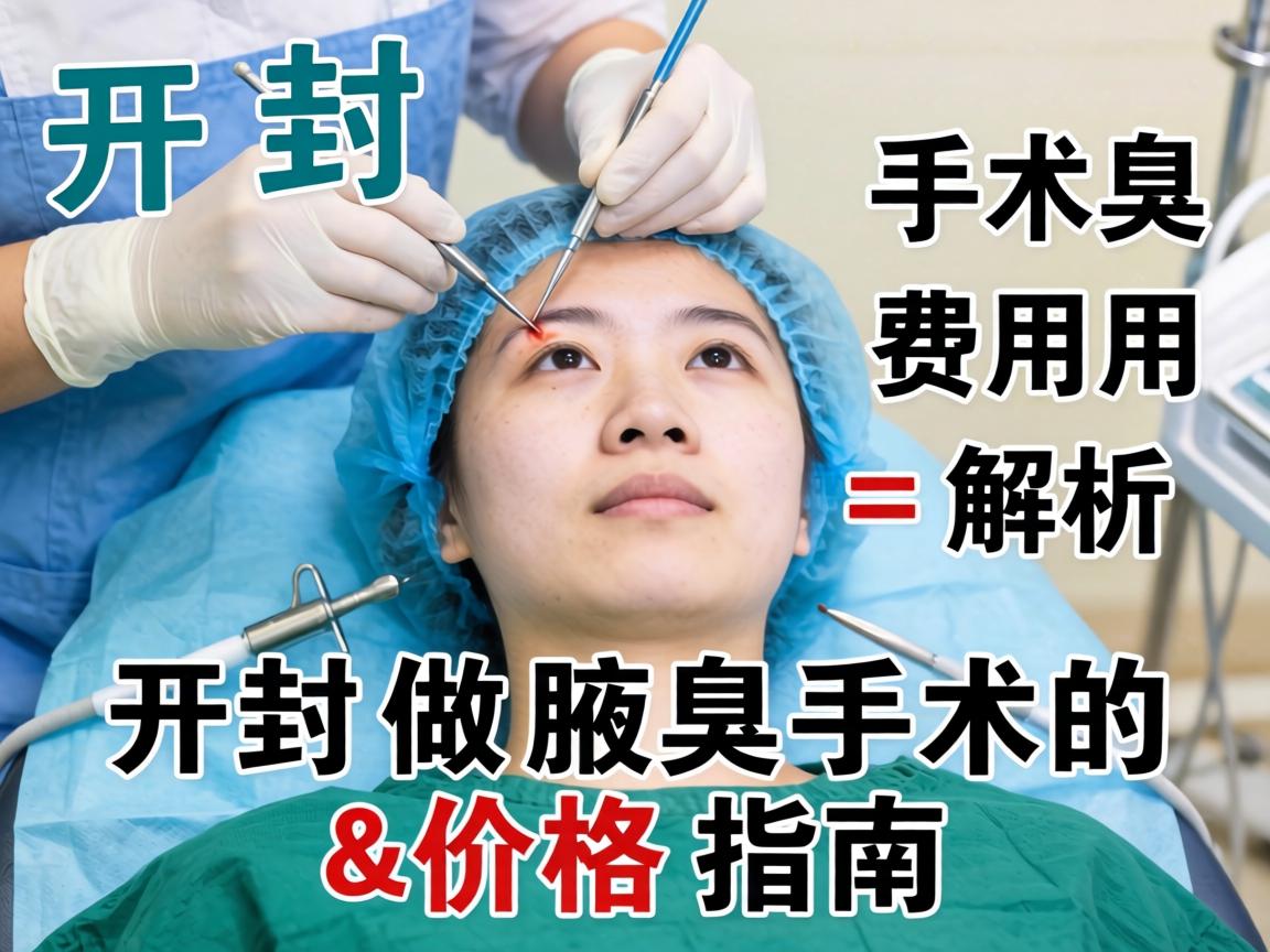 开封腋臭手术费用解析，开封做腋臭手术的价格指南