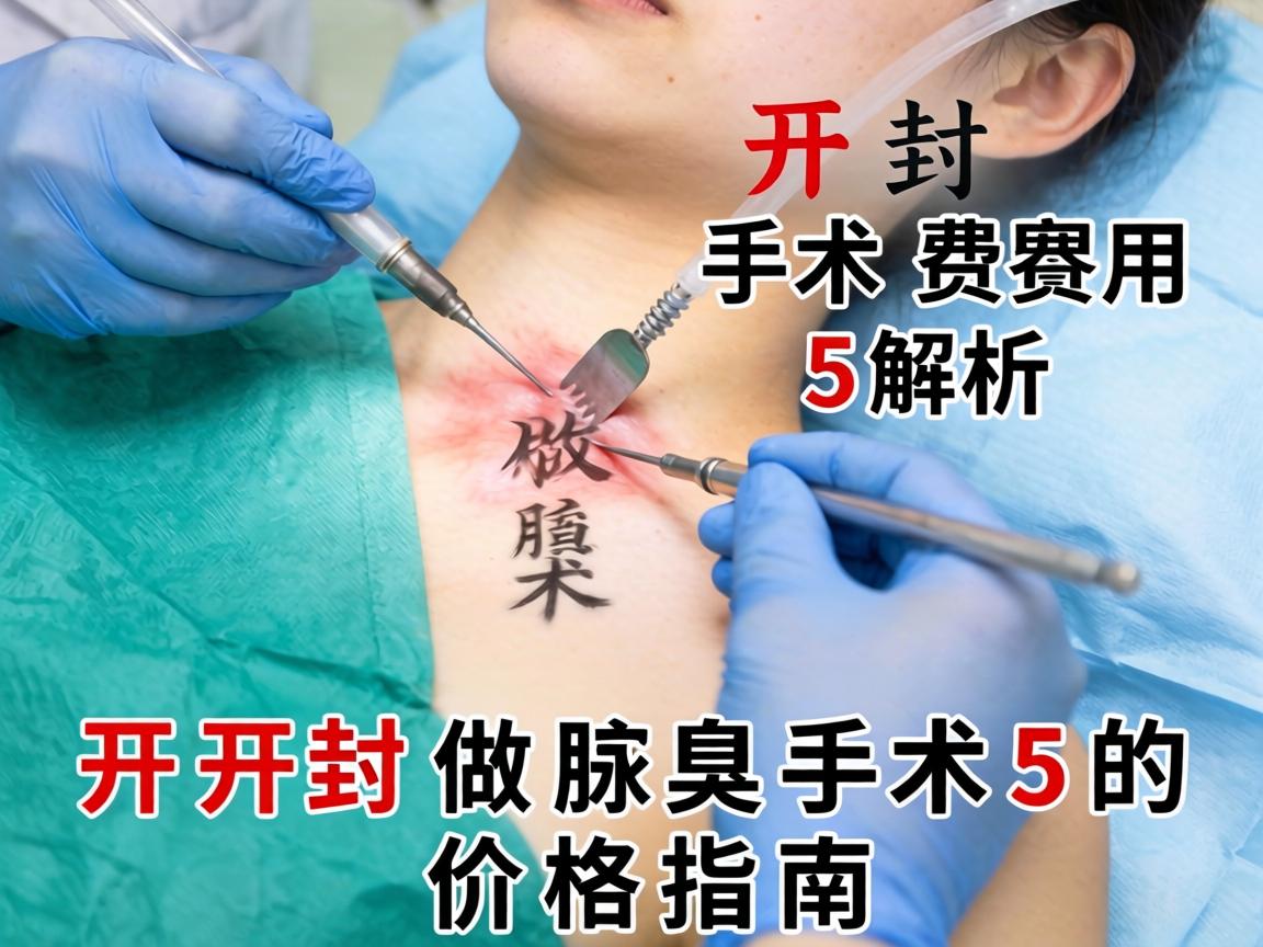 开封腋臭手术费用解析，开封做腋臭手术的价格指南