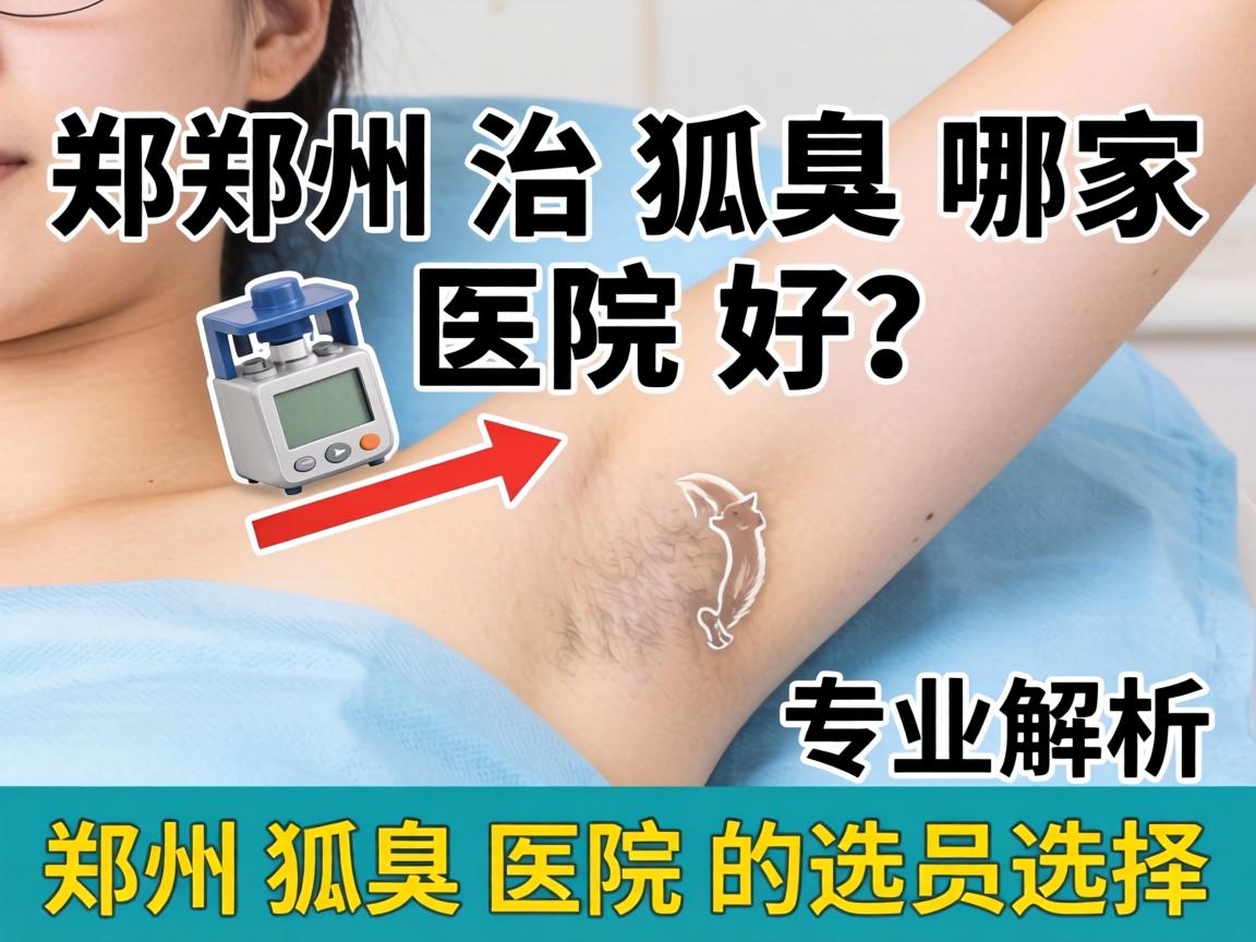 郑州治狐臭哪家医院好？专业解析郑州狐臭医院的选择