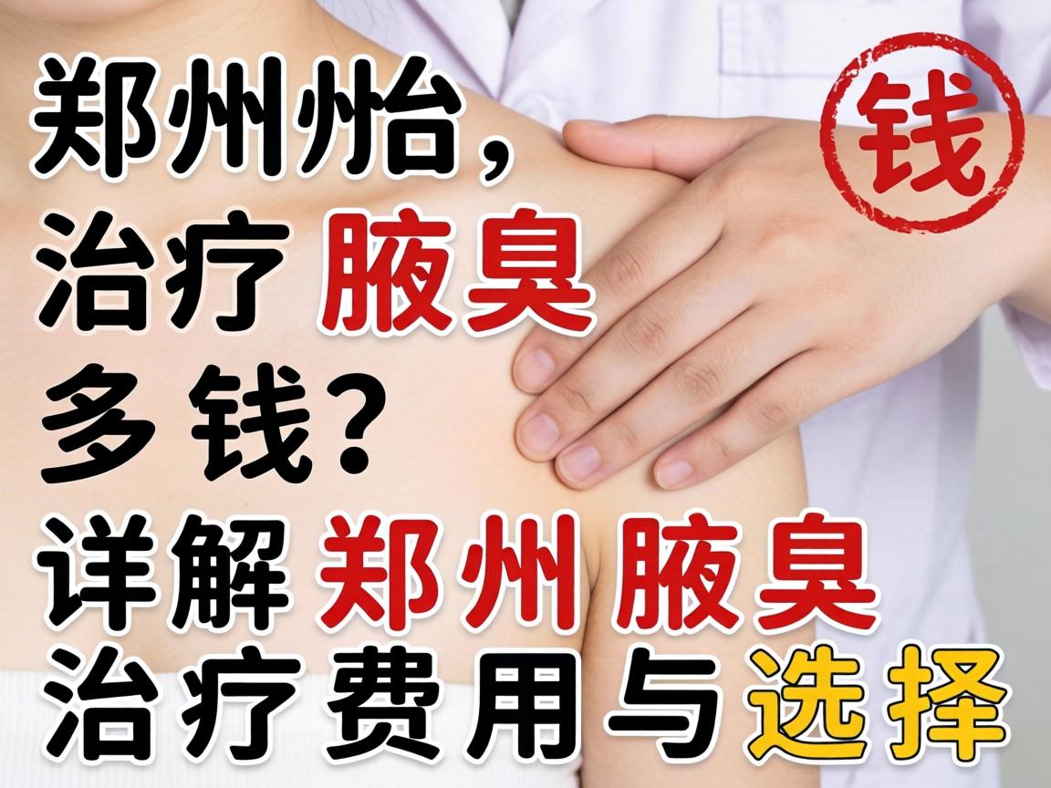 郑州治疗腋臭多钱?详解郑州腋臭治疗费用与选择 郑州治疗腋臭多钱?详解郑州腋臭治疗费用与选择