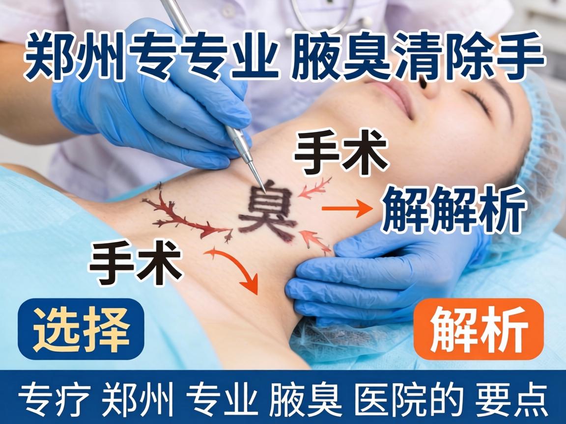 郑州专业腋臭清除手术解析,选择郑州专业腋臭医院的要点 郑州专业腋臭清除手术解析,选择郑州专业腋臭医院的要点