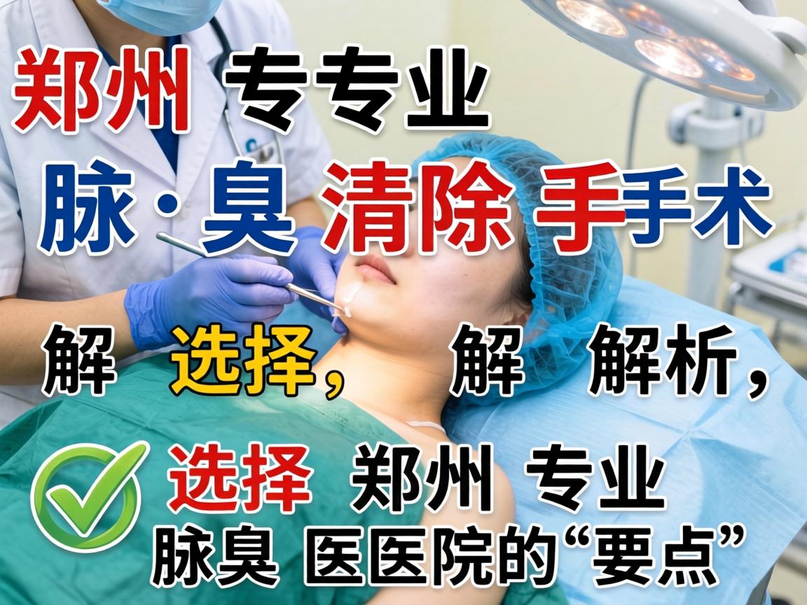 郑州专业腋臭清除手术解析,选择郑州专业腋臭医院的要点 郑州专业腋臭清除手术解析,选择郑州专业腋臭医院的要点