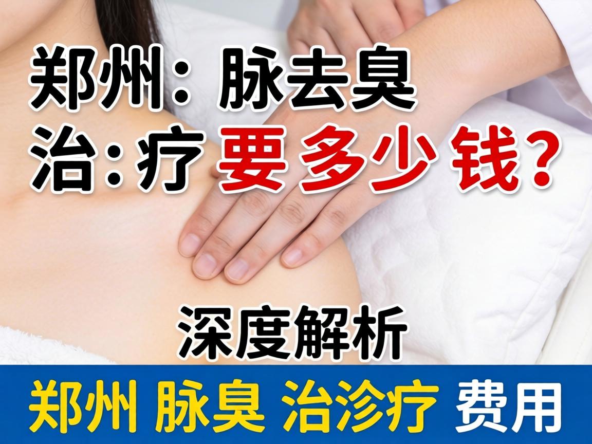 郑州腋臭治疗要多少钱？深度解析郑州腋臭治疗费用