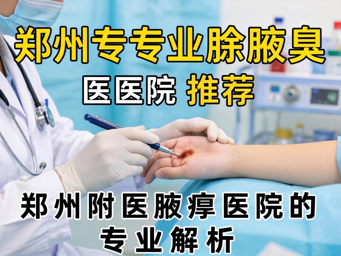 郑州专业除腋臭医院推荐，郑州附医腋臭医院的专业解析