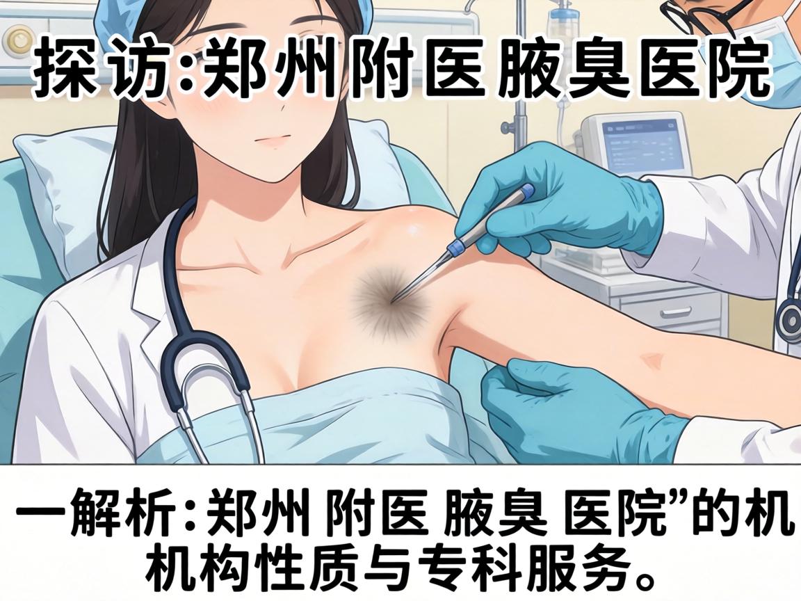 探访郑州附医腋臭医院，解析郑州附医腋臭医院的机构性质与专科服务