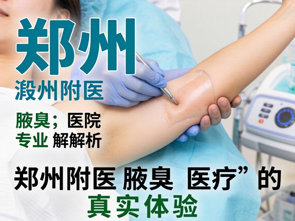 郑州附医腋臭医院专业解析，郑州附医腋臭医疗的真实体验