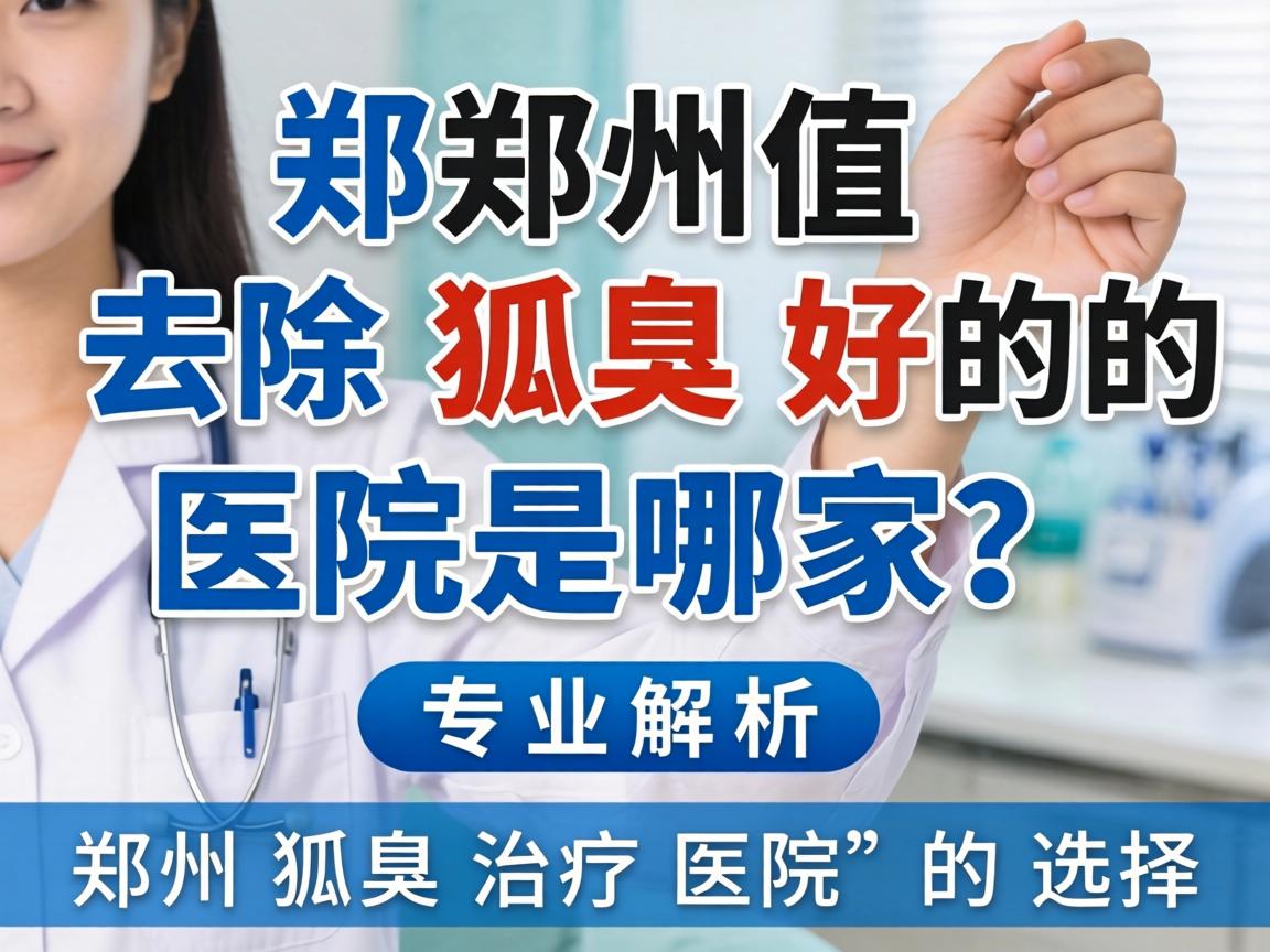 郑州去除狐臭好的医院是哪家？专业解析郑州狐臭治疗医院的选择