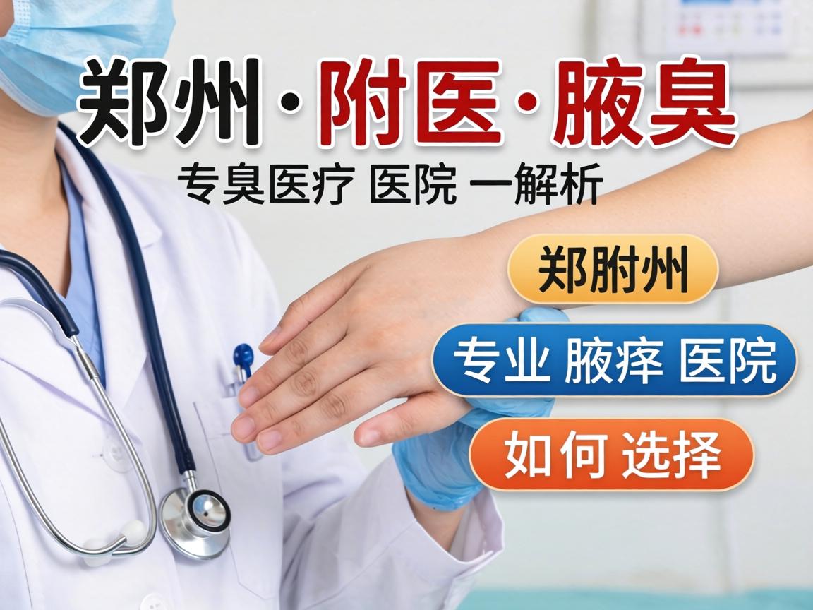 郑州附医腋臭医院解析，郑州专业腋臭医院如何选择