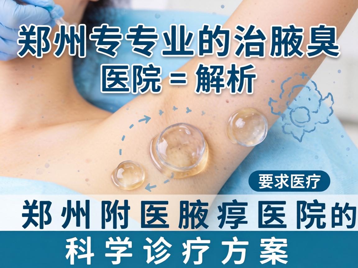 郑州专业治腋臭医院解析，郑州附医腋臭医院的科学诊疗方案