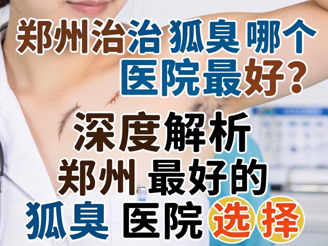 郑州治狐臭哪个医院最好？深度解析郑州最好的狐臭医院选择