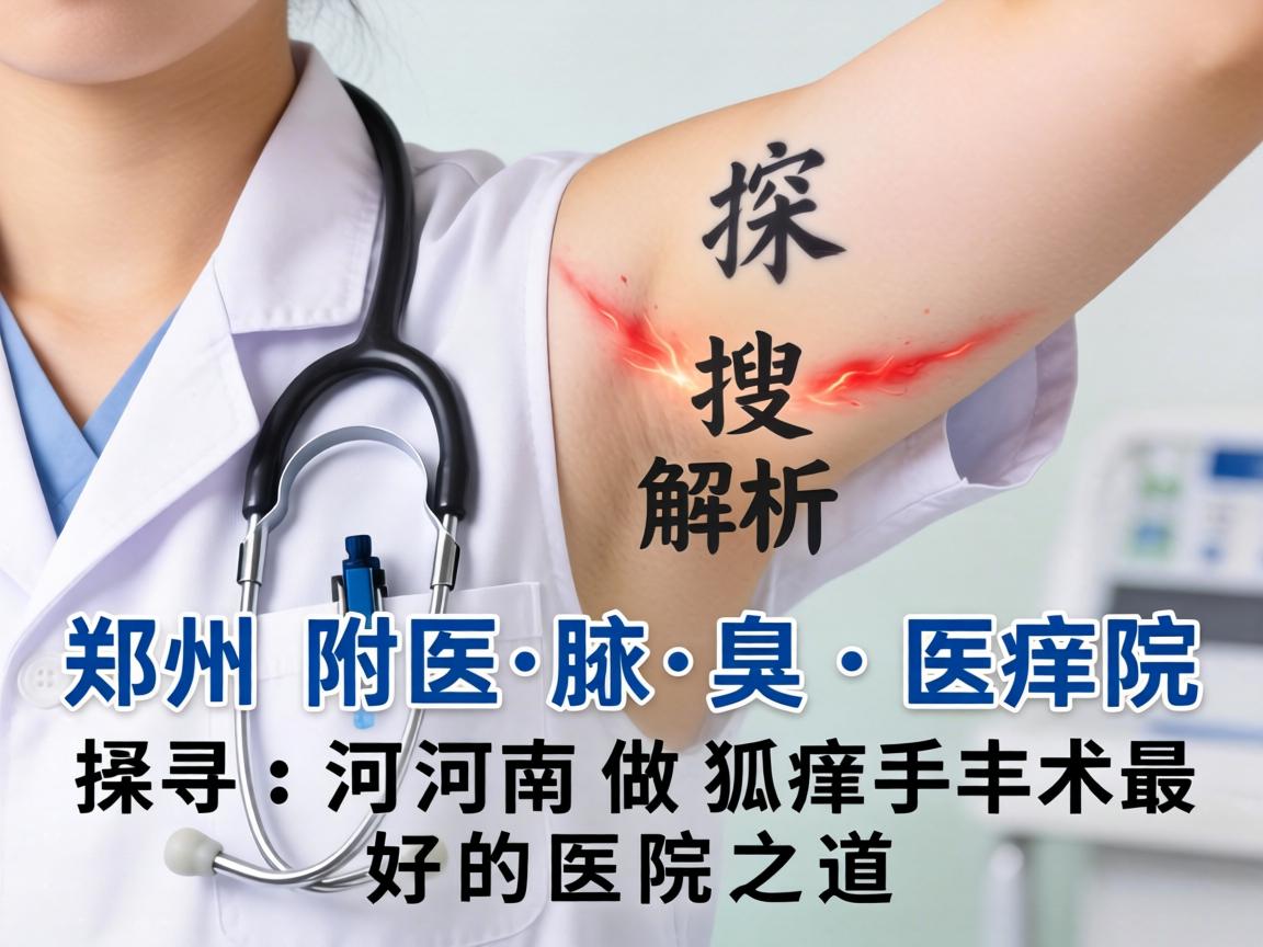 郑州附医腋臭医院解析，探寻河南做狐臭手术最好的医院之道