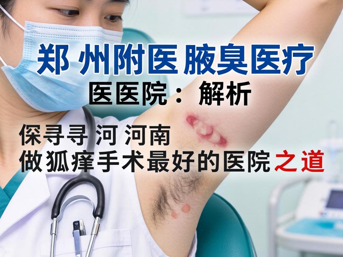 郑州附医腋臭医院解析，探寻河南做狐臭手术最好的医院之道