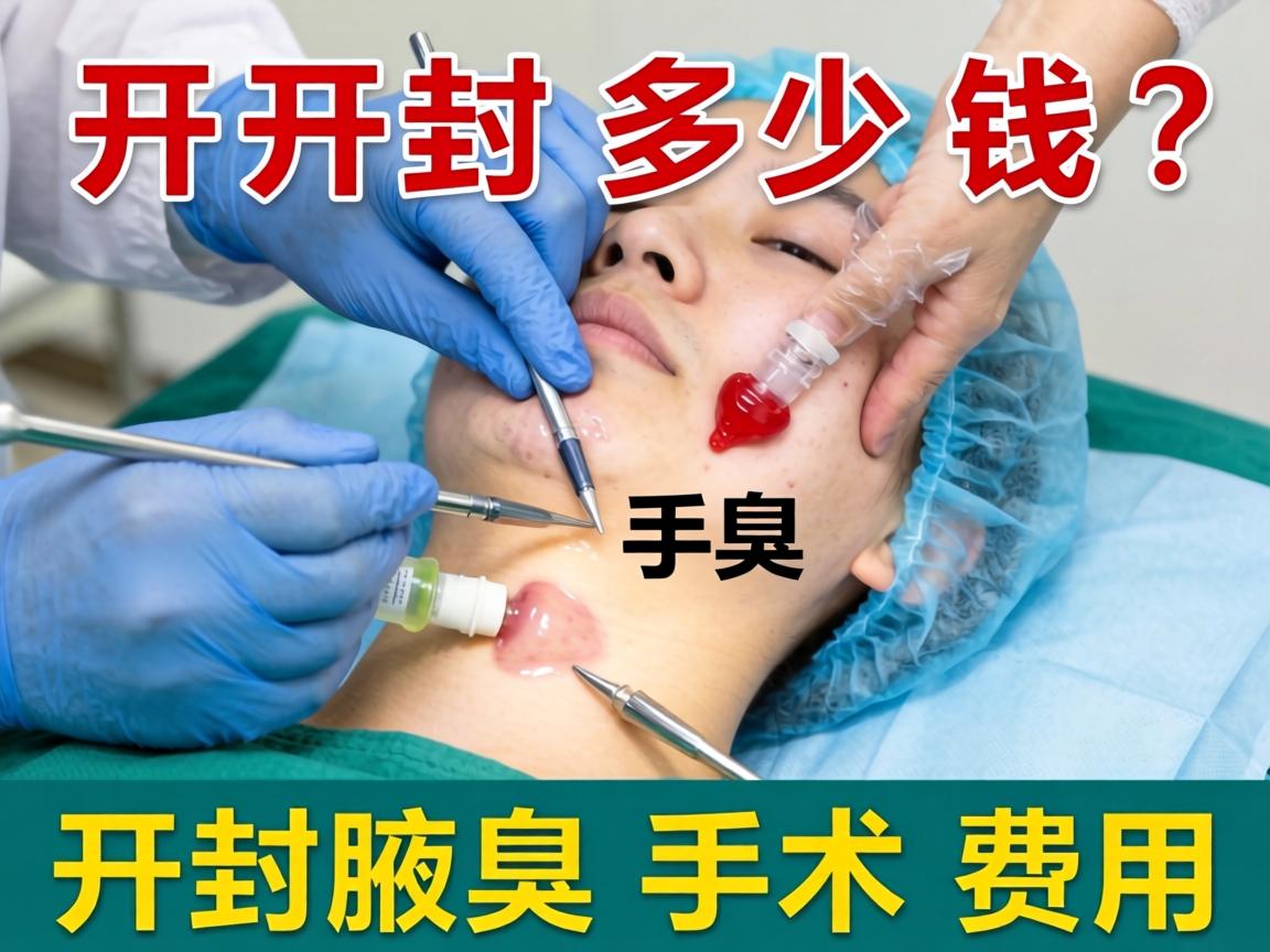 开封腋臭手术多少钱？详解开封腋臭手术费用