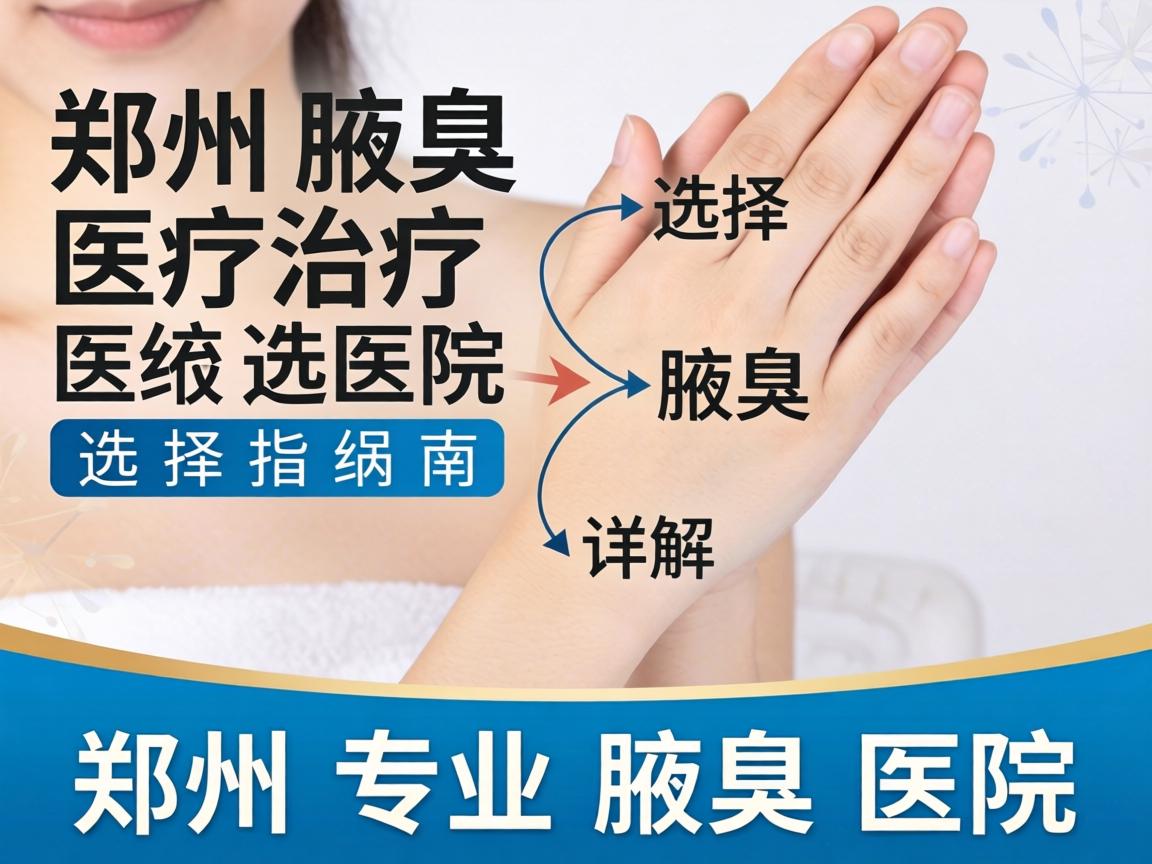 郑州腋臭治疗医院选择指南，详解郑州专业腋臭医院