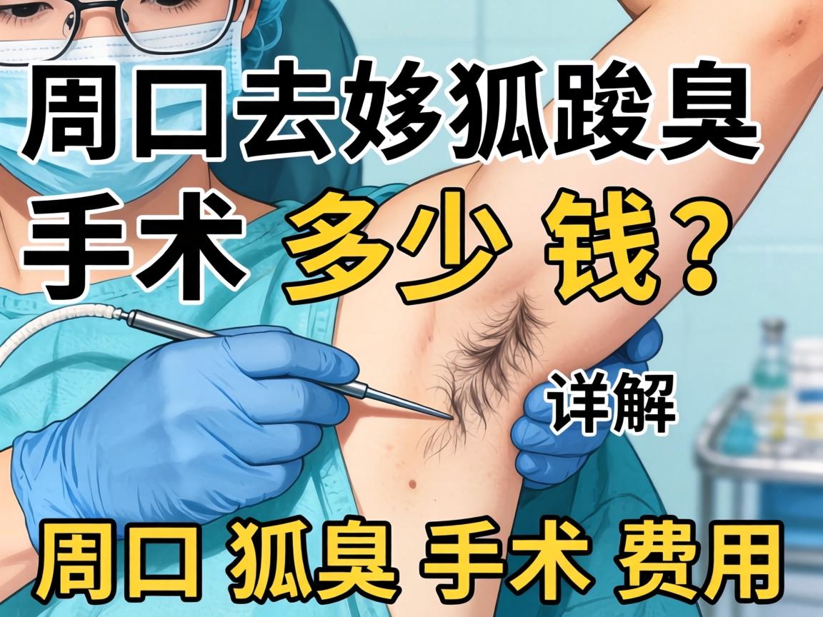 周口去狐臭手术多少钱？详解周口狐臭手术费用