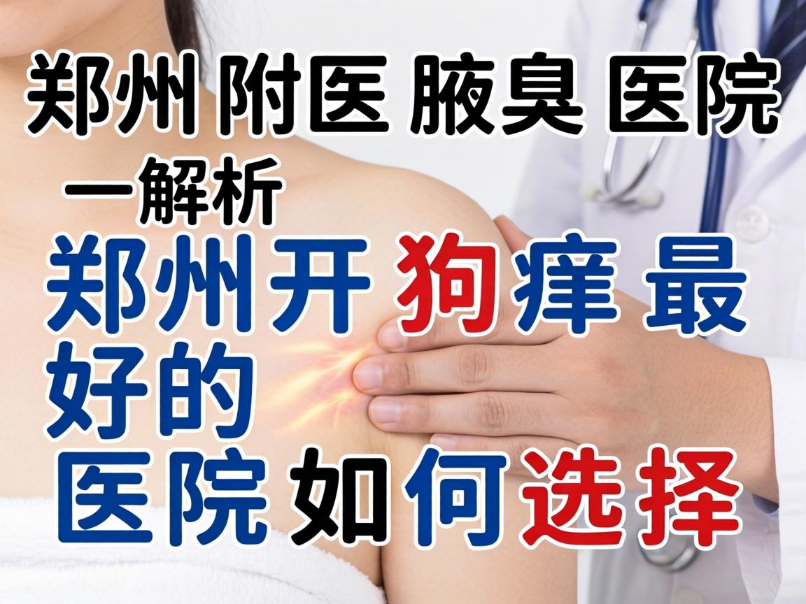 郑州附医腋臭医院解析，郑州开狐臭最好的医院如何选择