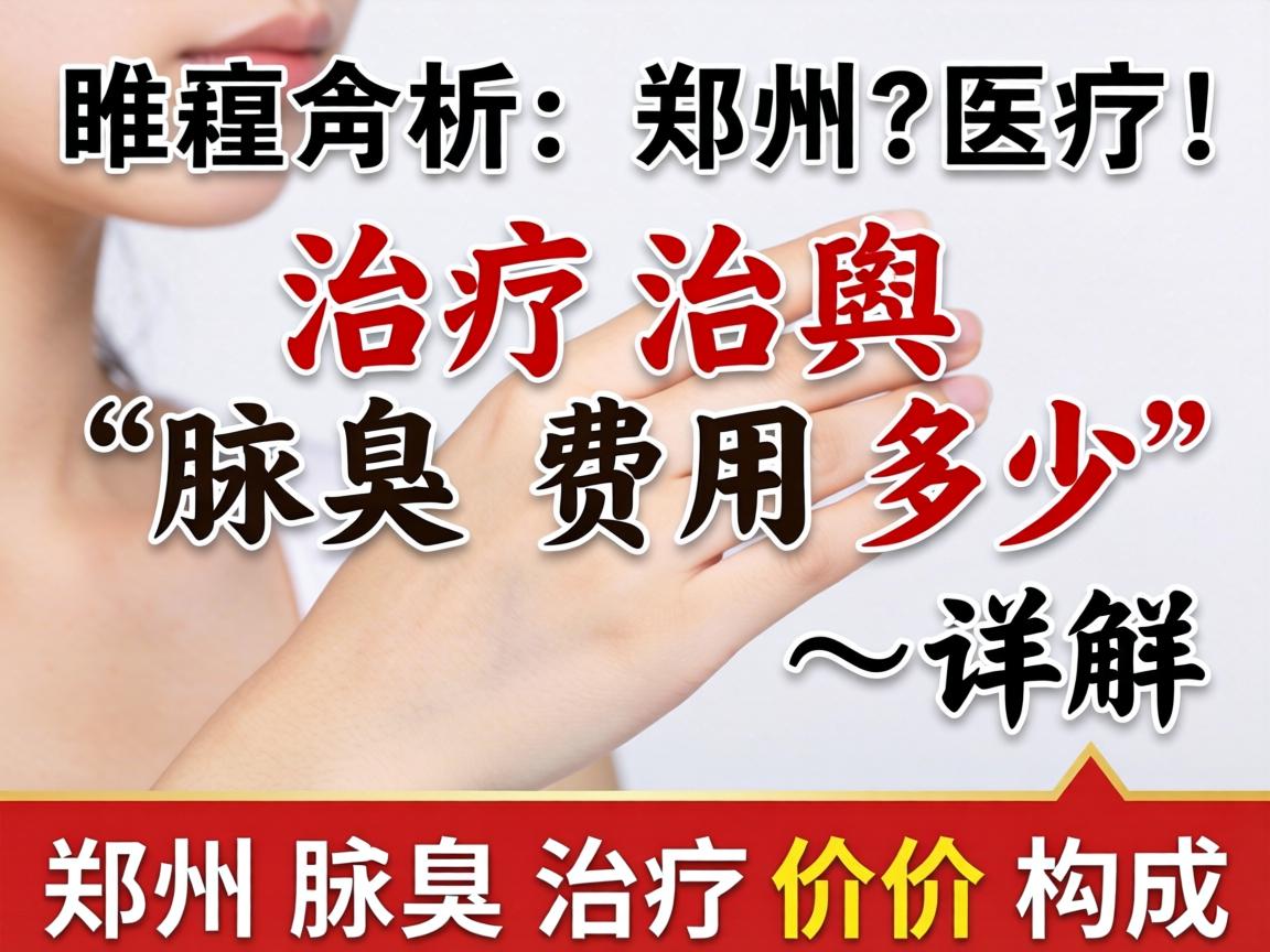 解析郑州治疗腋臭费用多少，详解郑州腋臭治疗价格构成