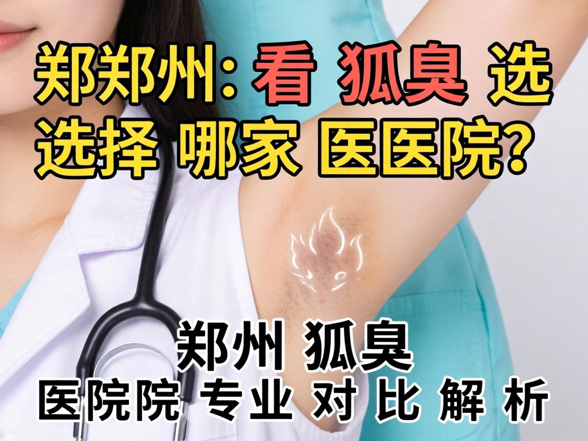 郑州看狐臭选择哪家医院？郑州狐臭医院专业对比解析