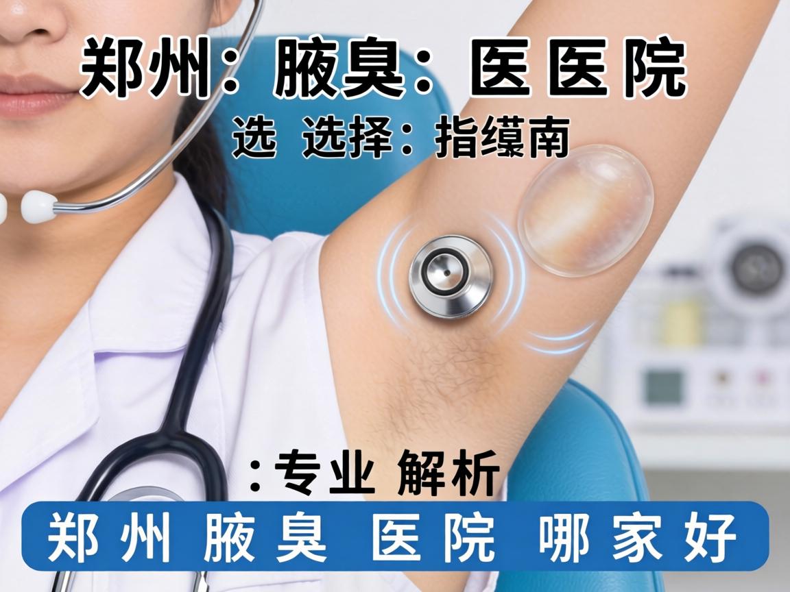 郑州腋臭医院选择指南，专业解析郑州腋臭医院哪家好
