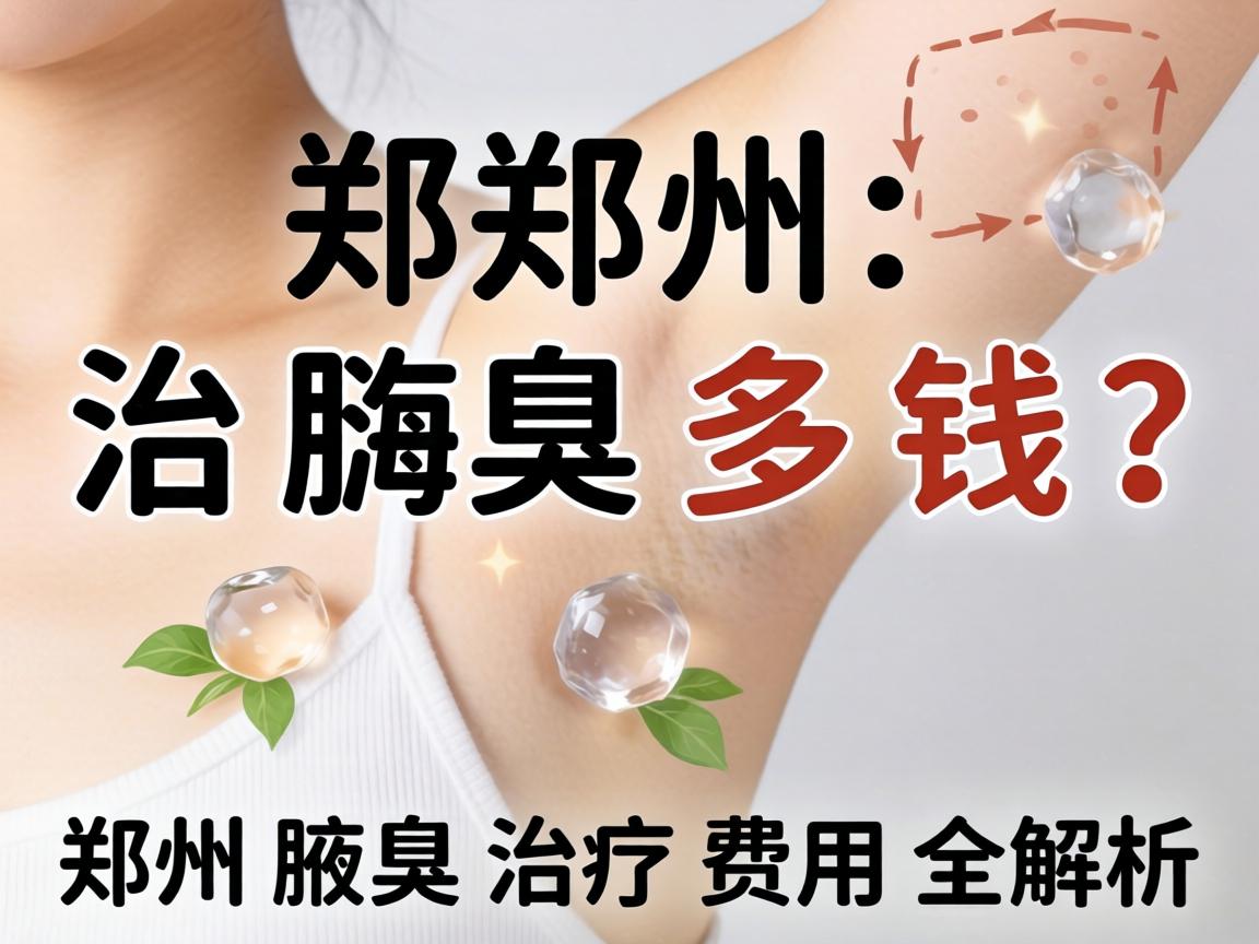郑州治腋臭多钱？郑州腋臭治疗费用全解析