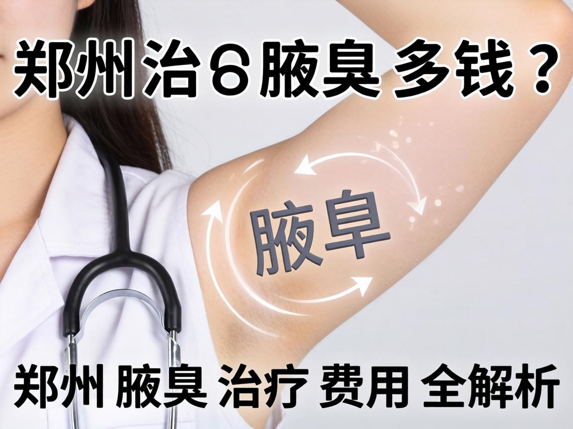 郑州治腋臭多钱？郑州腋臭治疗费用全解析