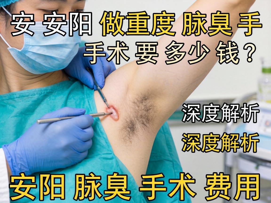在安阳做重度腋臭手术要多少钱？深度解析安阳腋臭手术费用