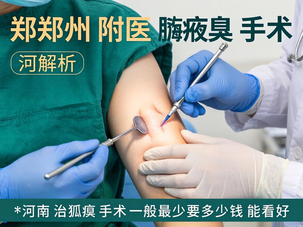 郑州附医腋臭手术解析，河南治狐臭手术一般最少要多少钱能看好