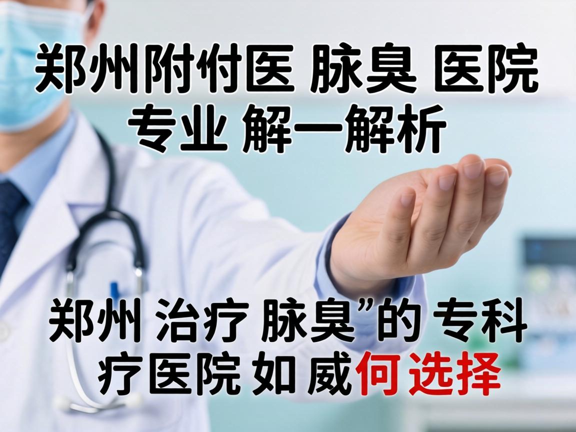 郑州附医腋臭医院专业解析，郑州治疗腋臭的专科医院如何选择