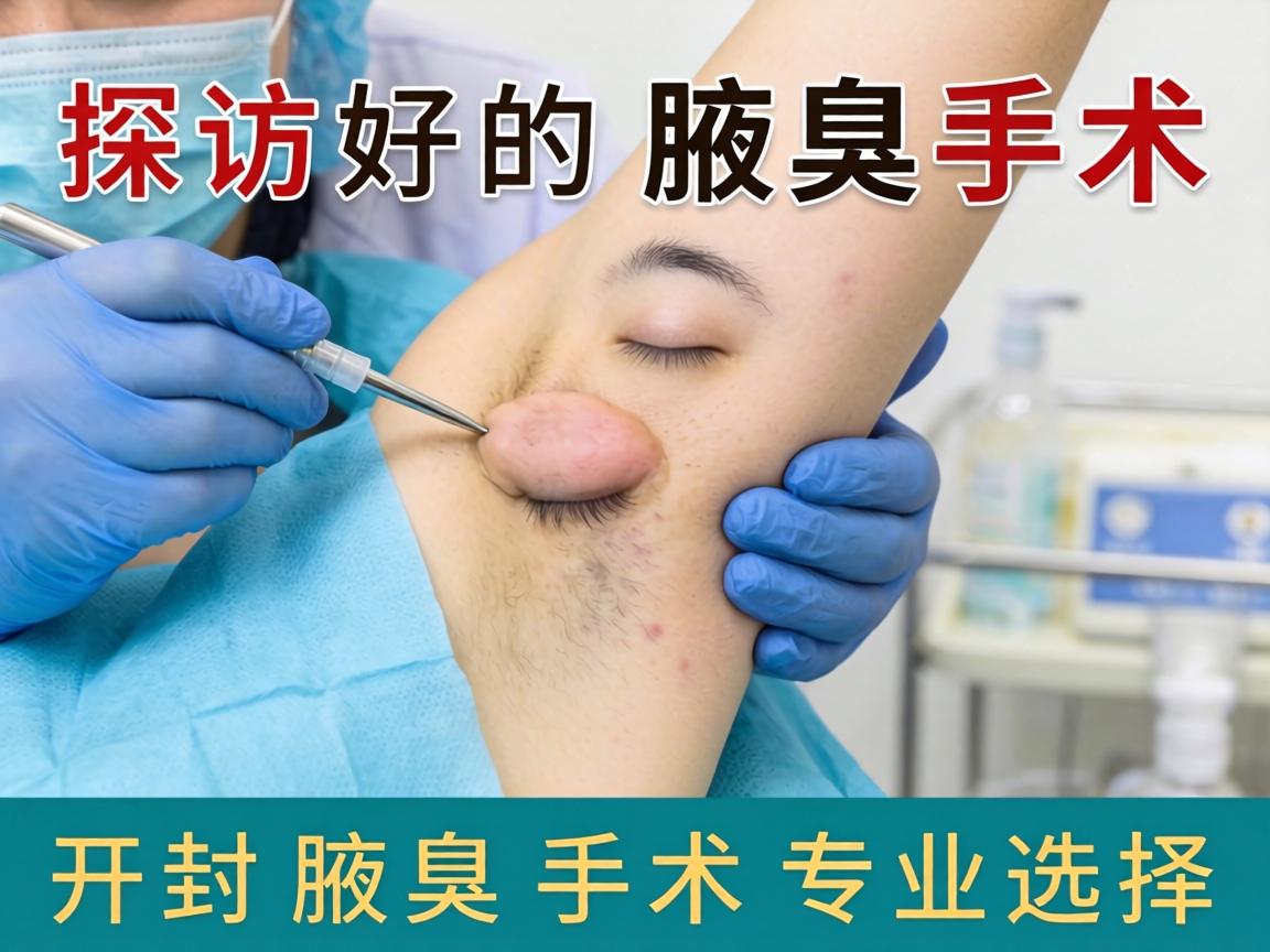 探访开封最好的腋臭手术，详解开封腋臭手术专业选择