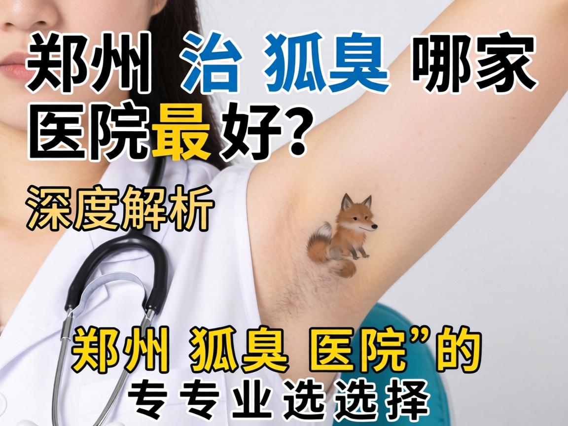 郑州治狐臭哪家医院最好？深度解析郑州狐臭医院的专业选择