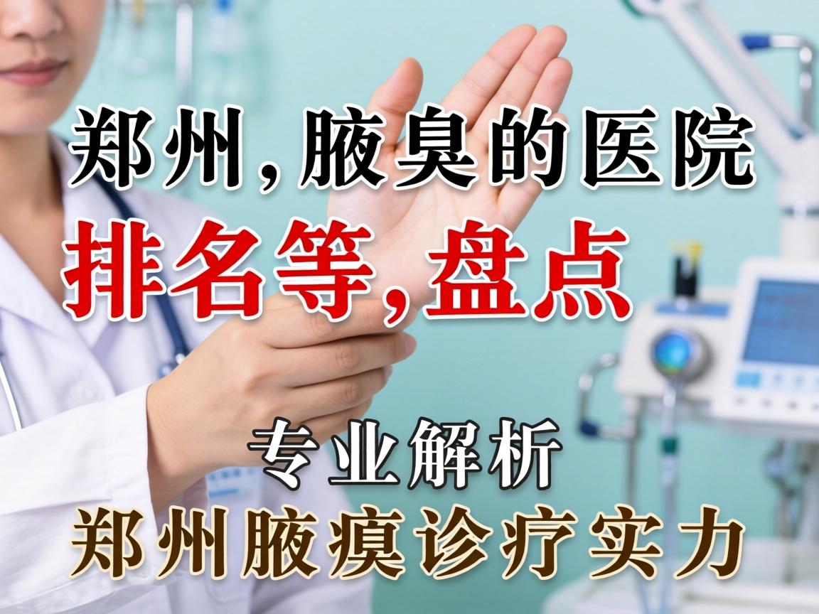 郑州腋臭医院排名盘点，专业解析郑州腋臭诊疗实力