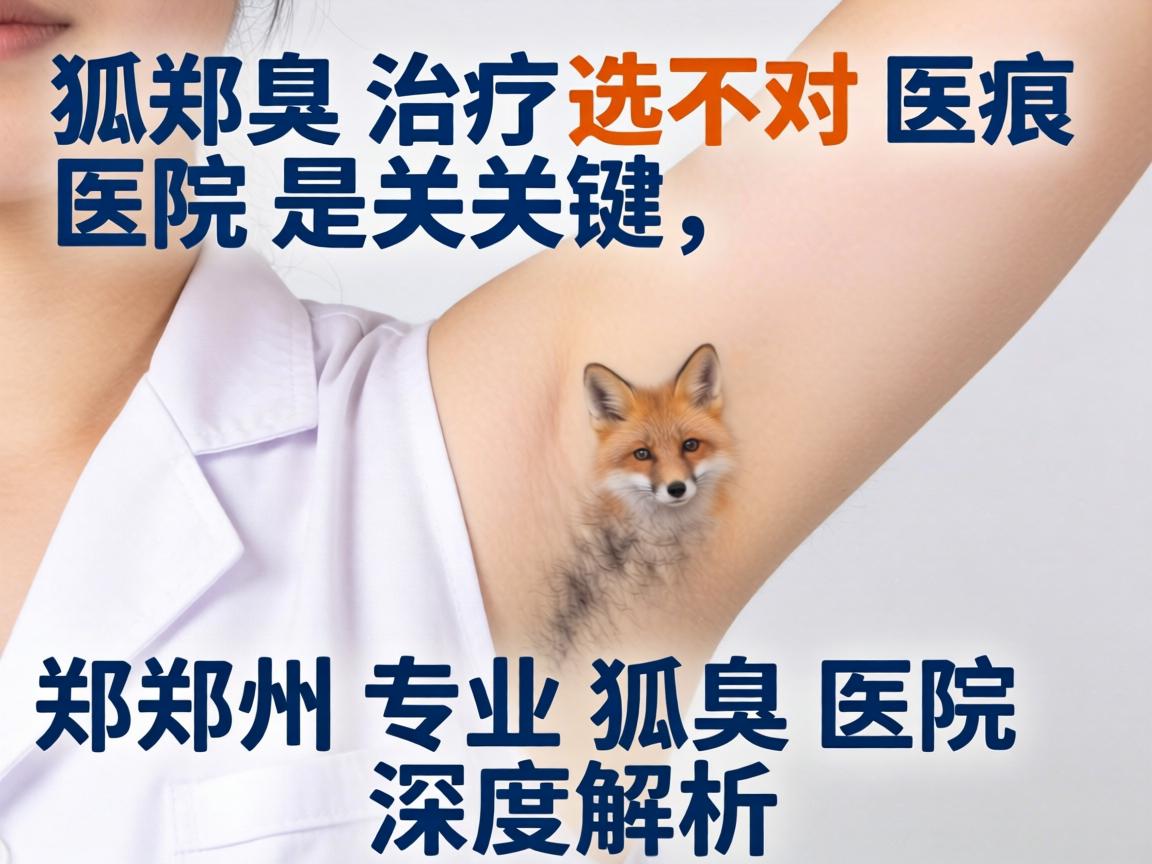 狐臭治疗选对医院是关键，郑州专业狐臭医院深度解析