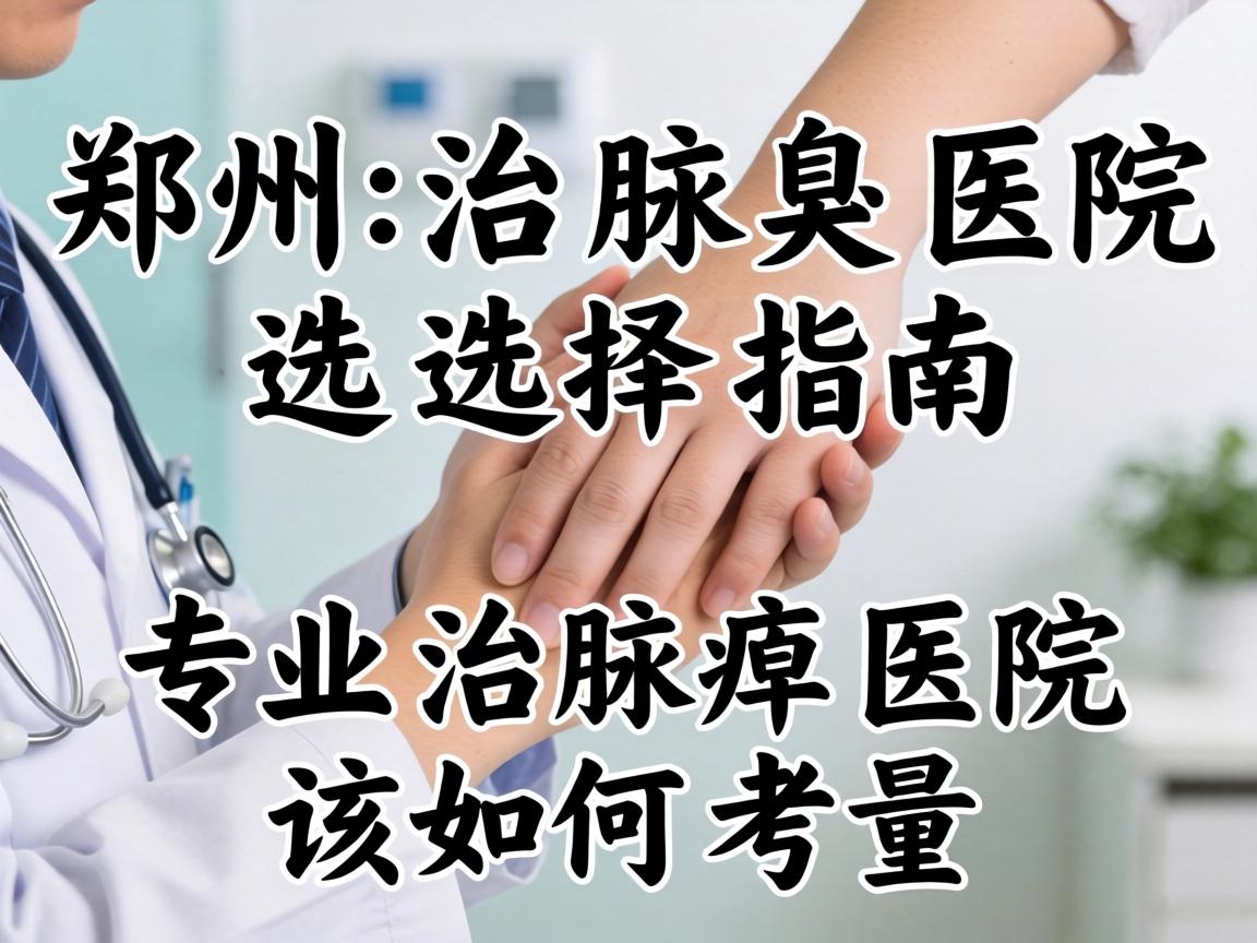 郑州治腋臭医院选择指南，专业治腋臭医院该如何考量