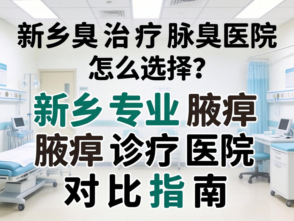 新乡治疗腋臭医院怎么选？新乡专业腋臭诊疗医院对比指南