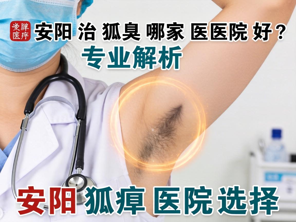 安阳治狐臭哪家医院好？专业解析安阳狐臭医院选择