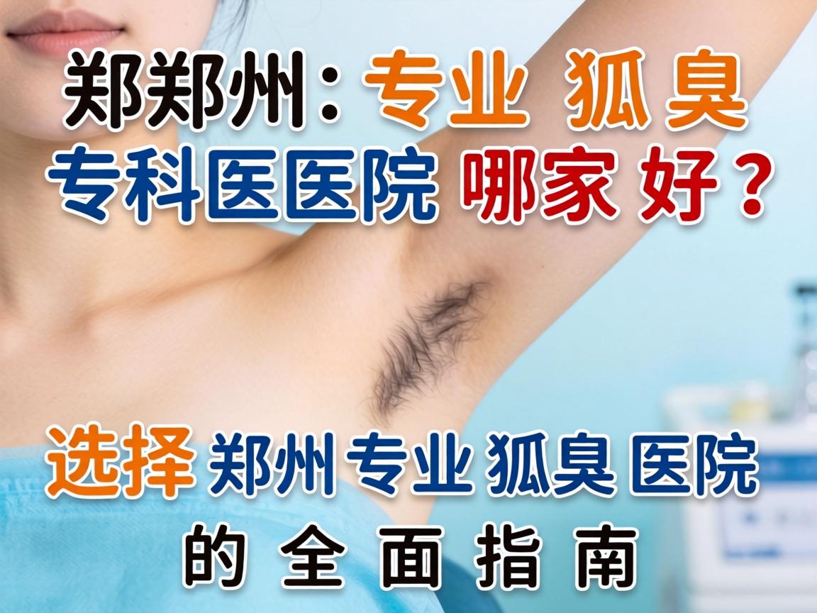 郑州专业狐臭专科医院哪家好？选择郑州专业狐臭医院的全面指南