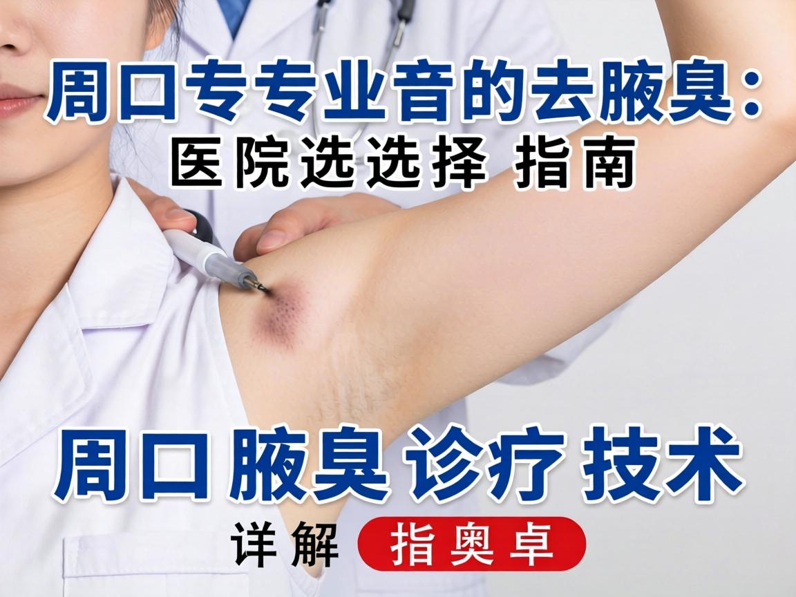周口专业去腋臭医院选择指南，详解周口腋臭诊疗技术