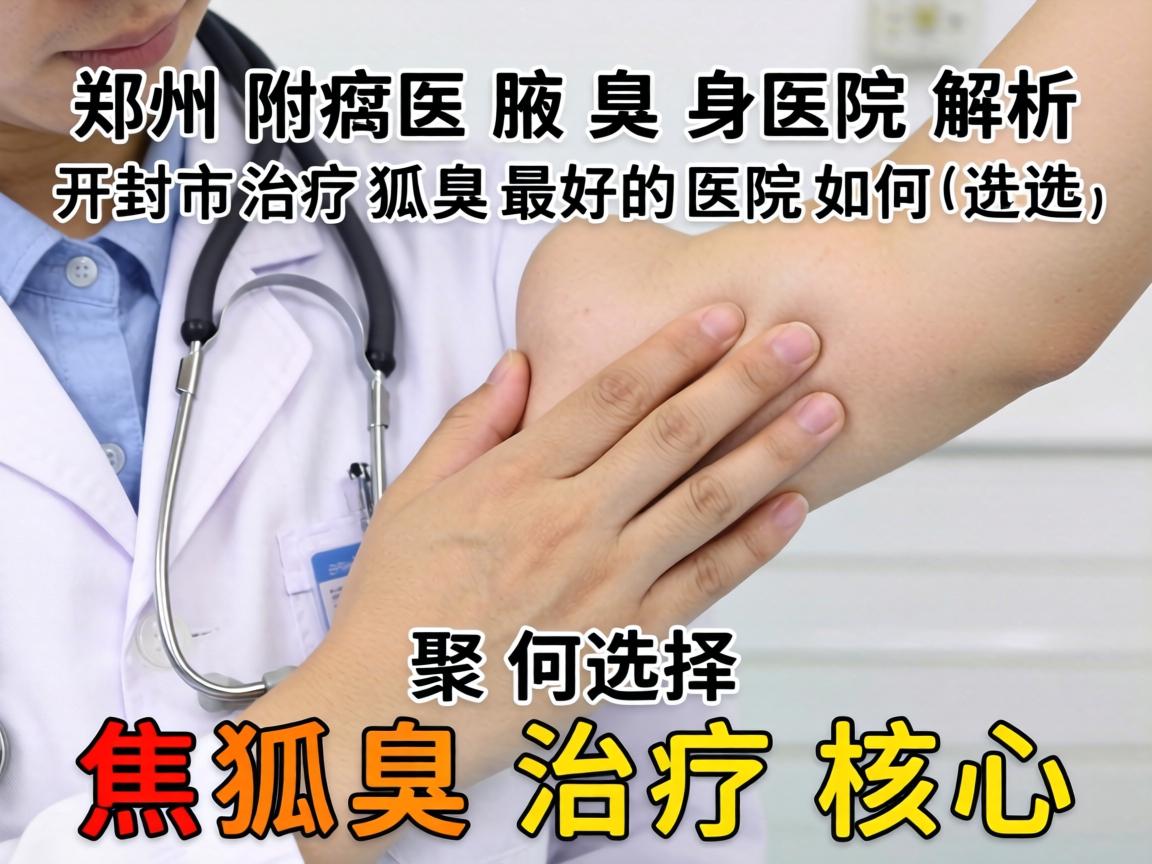 郑州附医腋臭医院解析，开封市治疗狐臭最好的医院如何选择，聚焦狐臭治疗核心