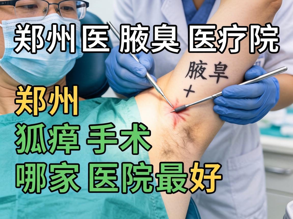郑州附医腋臭医院解析，郑州狐臭手术哪家医院最好