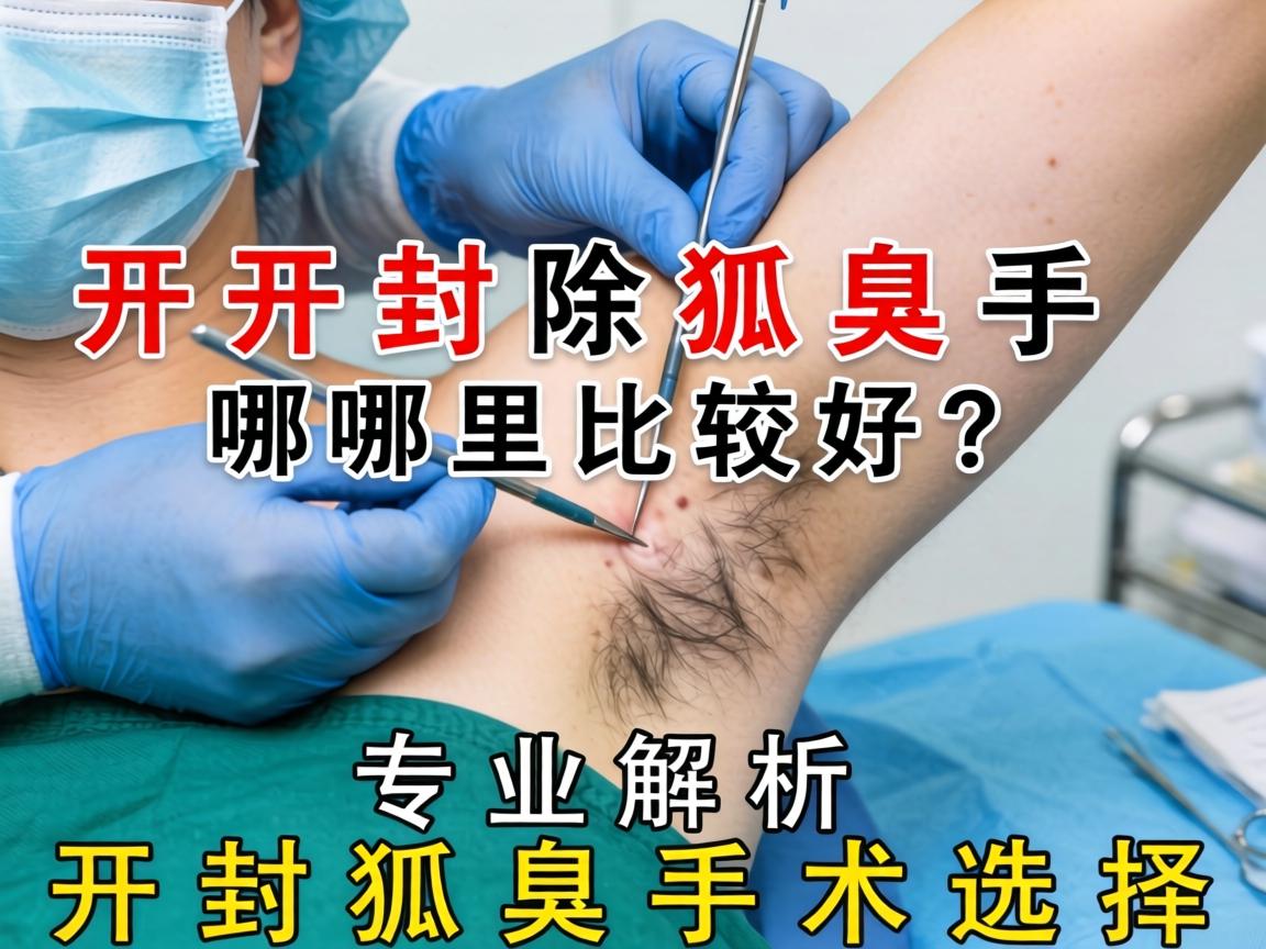 开封除狐臭手术哪里比较好？专业解析开封狐臭手术选择