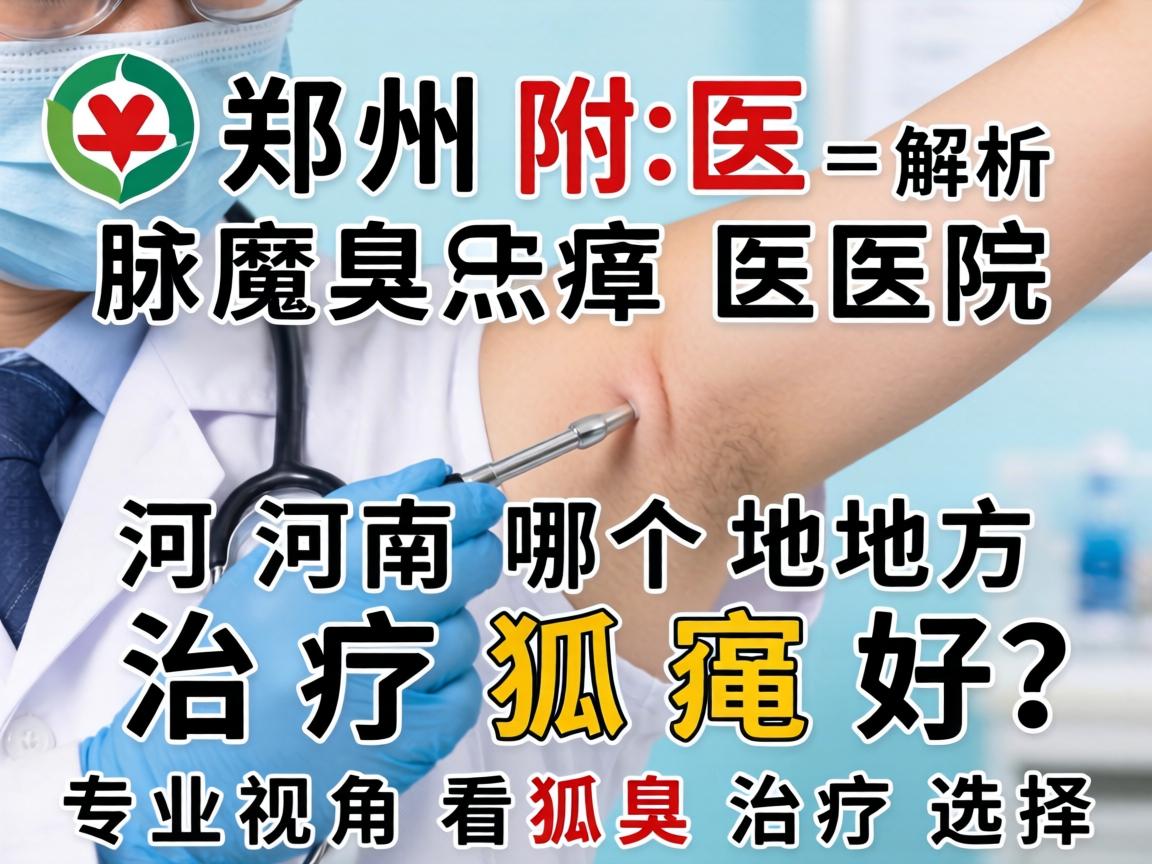 郑州附医腋臭医院解析，河南哪个地方治疗狐臭好？专业视角看狐臭治疗选择