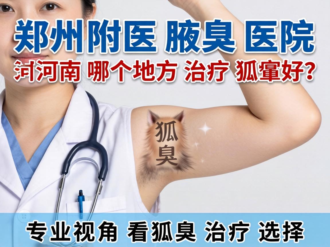 郑州附医腋臭医院解析，河南哪个地方治疗狐臭好？专业视角看狐臭治疗选择