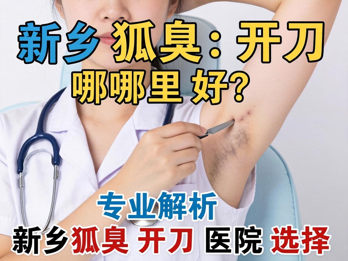 新乡狐臭开刀哪里好？专业解析新乡狐臭开刀医院选择
