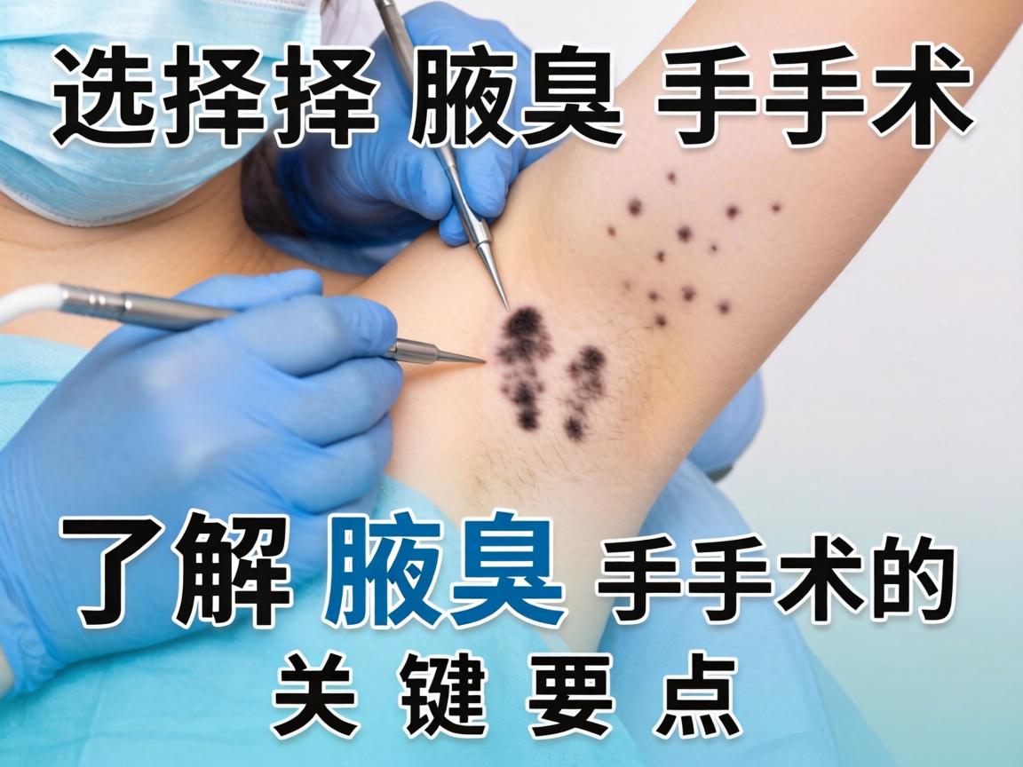 选择腋臭手术，了解腋臭手术的关键要点