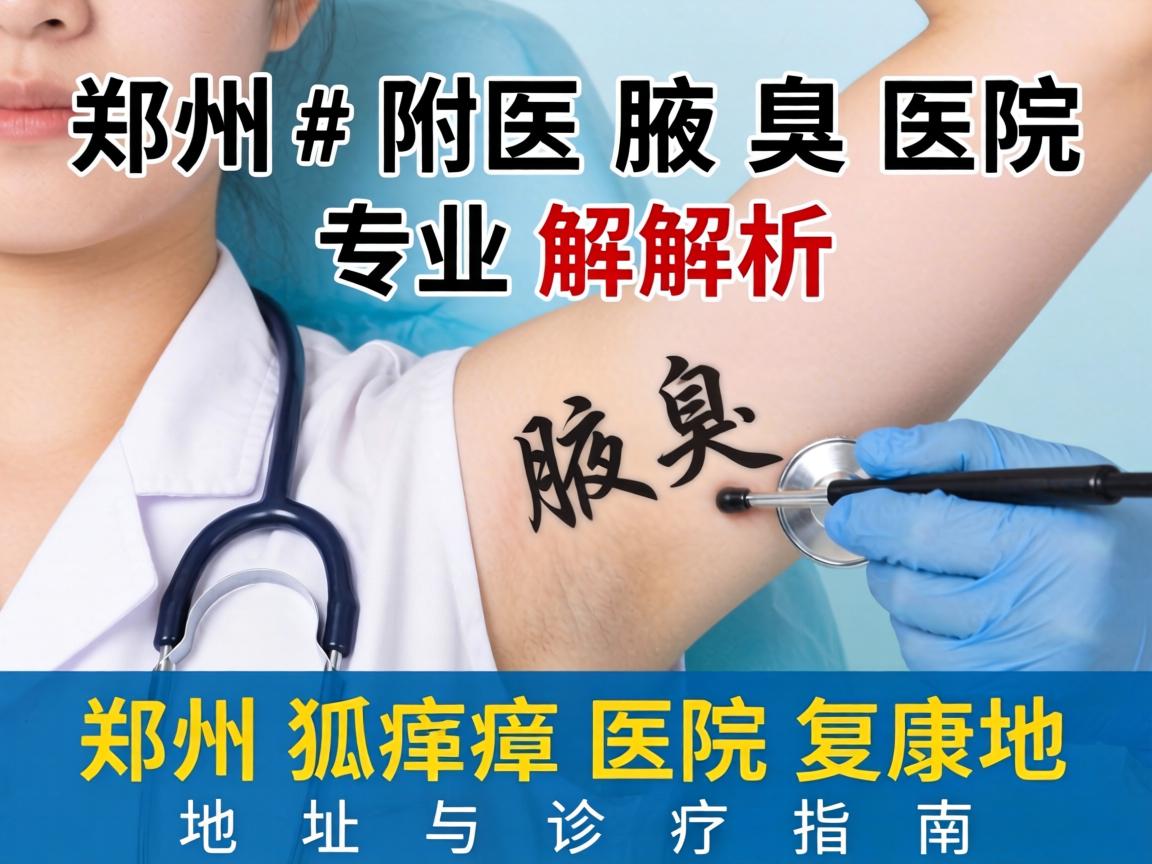 郑州附医腋臭医院专业解析，郑州狐臭医院复康地址与诊疗指南
