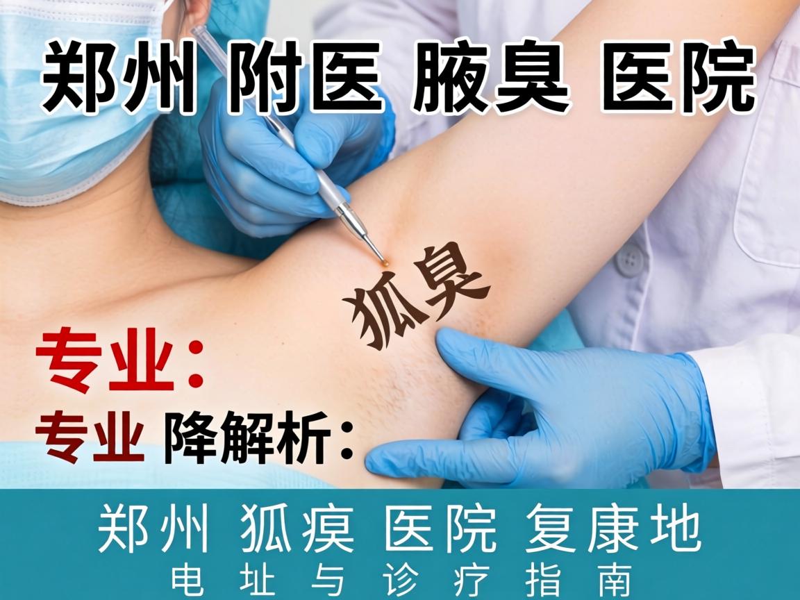 郑州附医腋臭医院专业解析，郑州狐臭医院复康地址与诊疗指南