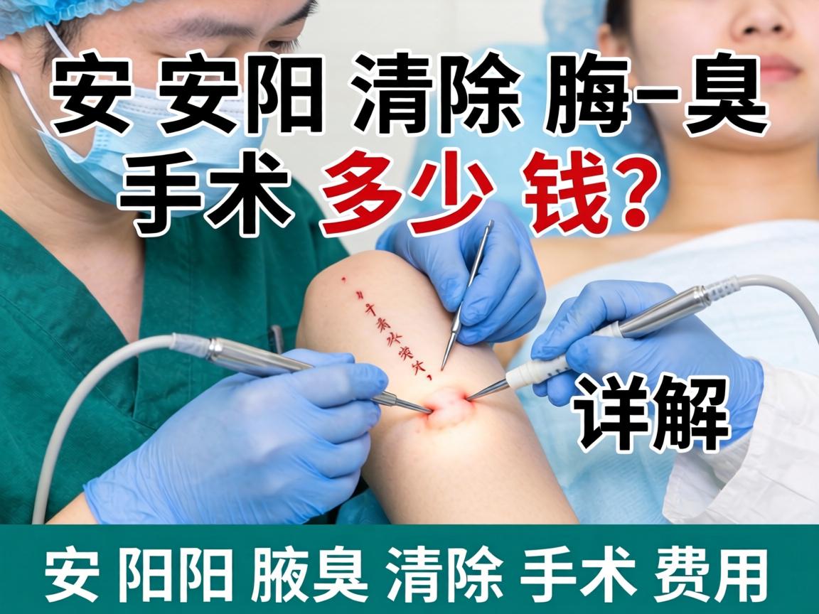 安阳清除腋臭手术多少钱？详解安阳腋臭清除手术费用
