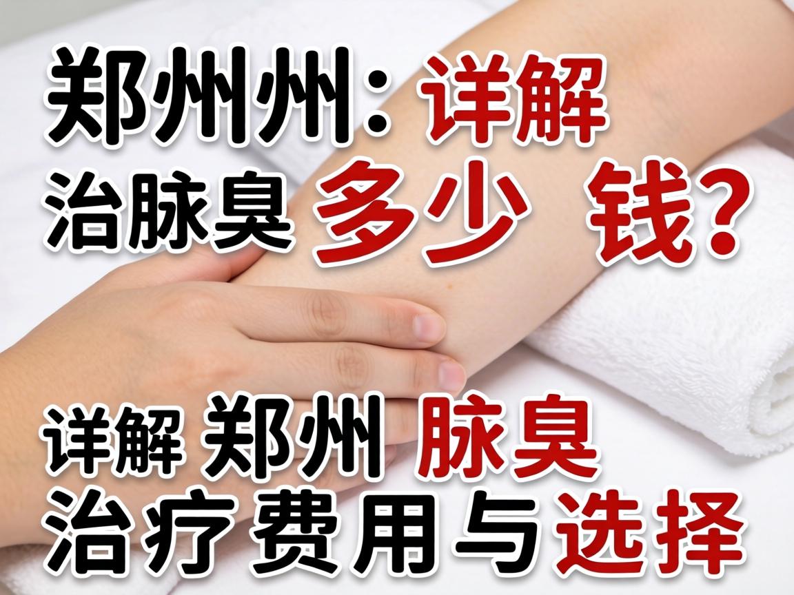 郑州治腋臭多少钱？详解郑州腋臭治疗费用与选择