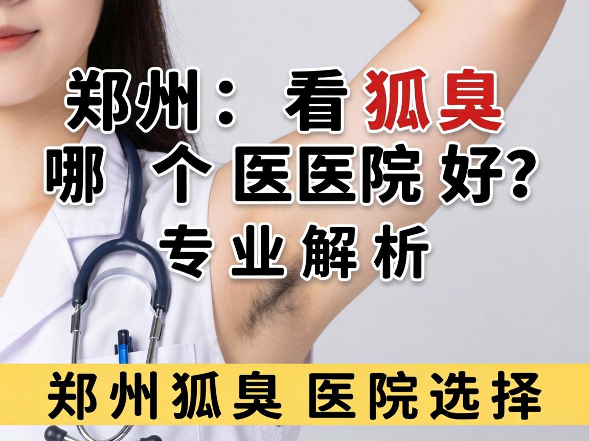 郑州看狐臭哪个医院好？专业解析郑州狐臭医院选择